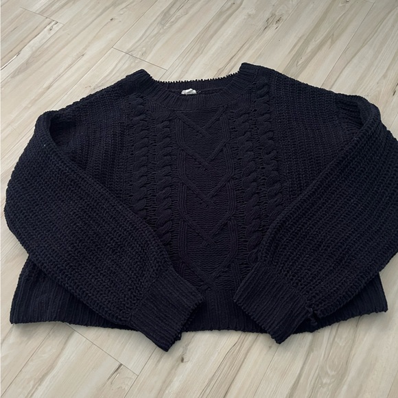 Garage Black Knit Sweater - Picture 1 of 2